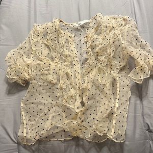 Zara Button Top